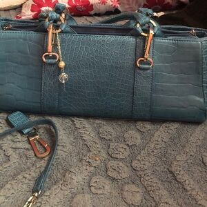 Joy Mangano Crocodile-Embossed Women's Bag